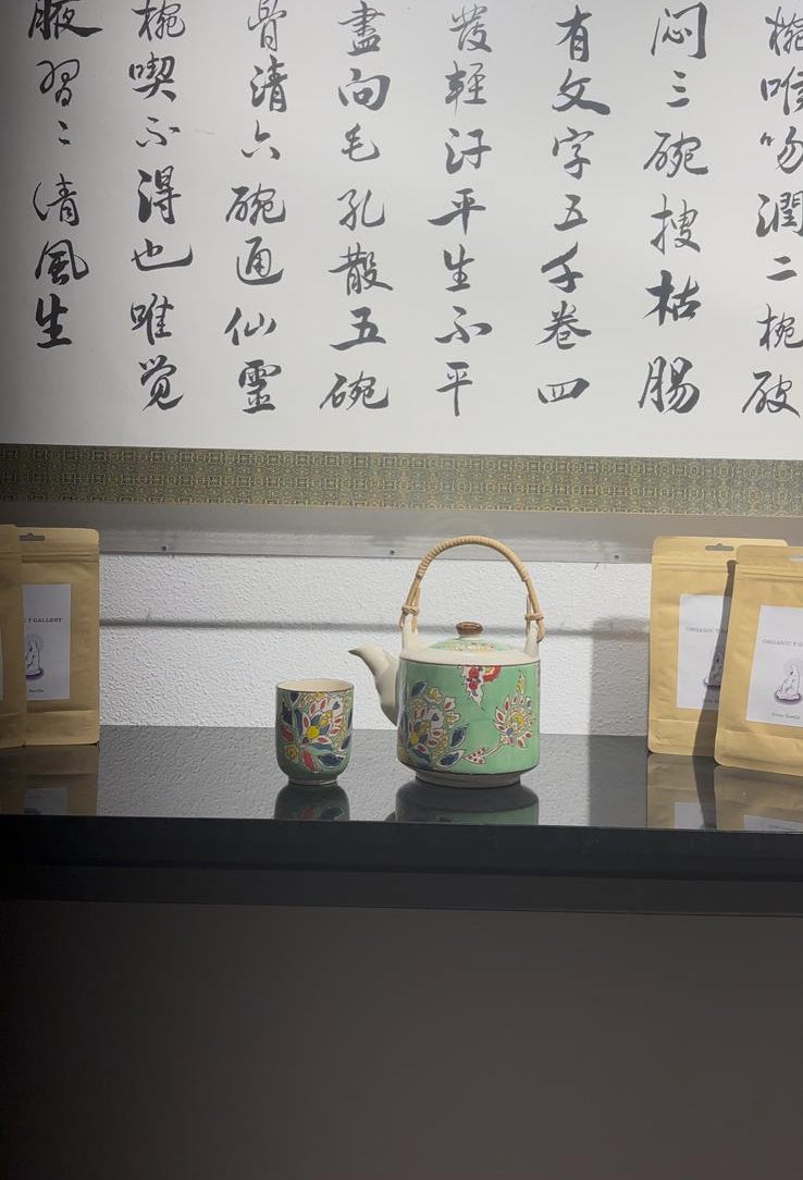 Floral Tea Set -Green